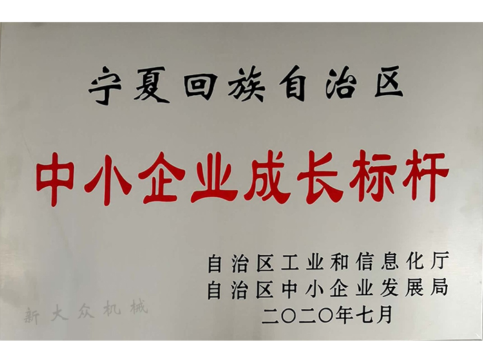 2020年7月或甯夏回(huí)族自(zì)治區中小企業成長标杆